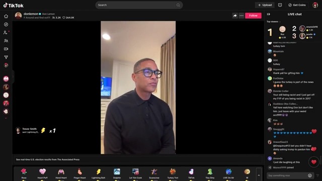 Don Lemon Dramatically Left X Only to Get Turkey Trolled on TikTok Within Hours (clip) (0:00:27)