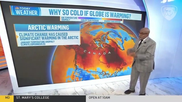 Al Roker explains how global warming impacts winter temperatures